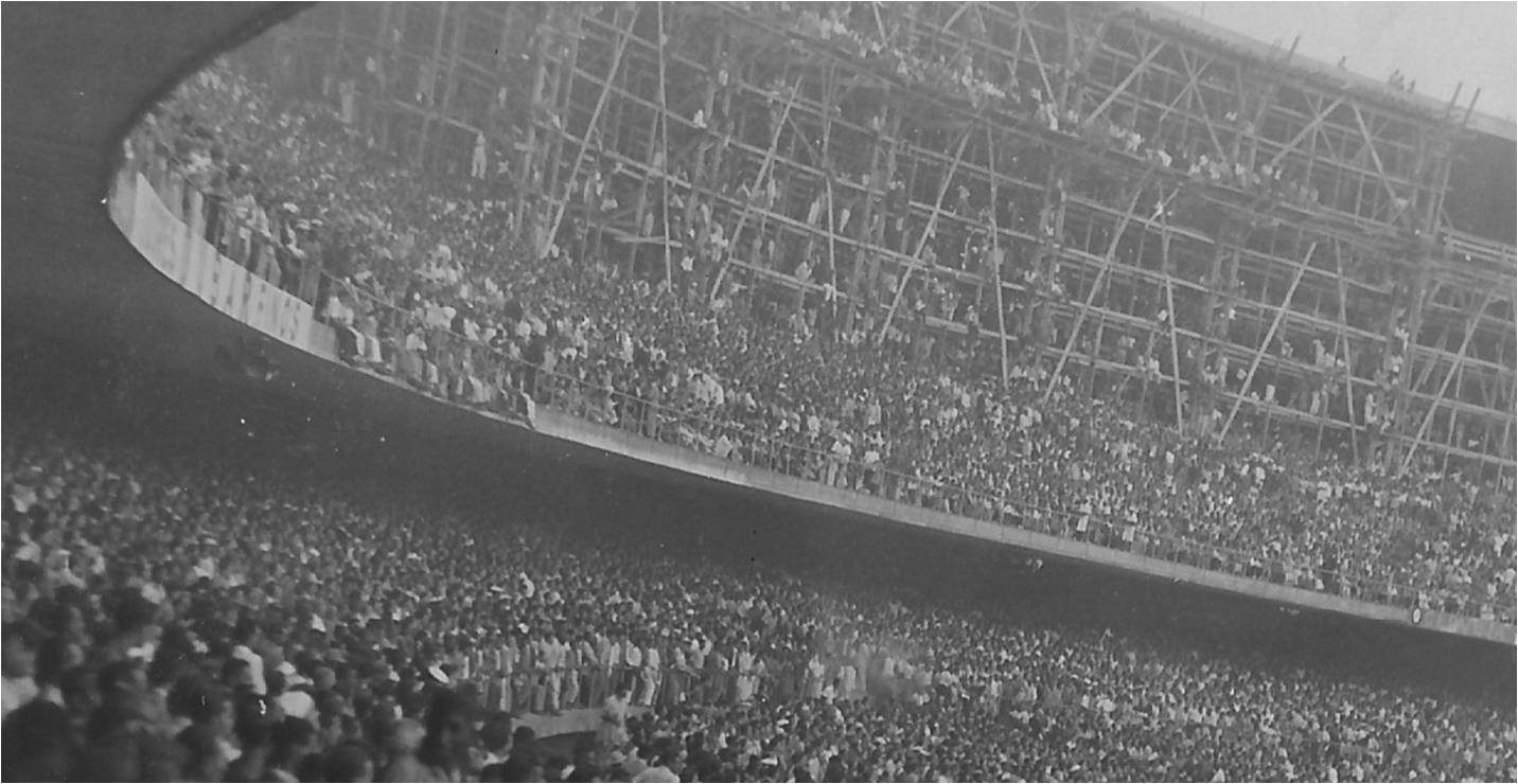 মারাকানার বুকে দর্শক সমুদ্র, ১৯৫০ বিশ্বকাপ ফাইনালে